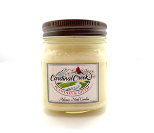 8 oz Mason Jar Soy Candle-Very Vanilla