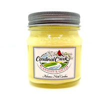 Load image into Gallery viewer, 8 oz Mason Jar Soy Candle-Sugared Lemon Glaze
