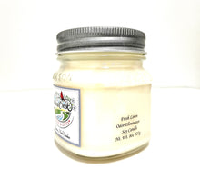 Load image into Gallery viewer, 8 oz Mason Jar Soy Candle-Fresh Linen Odor Eliminator